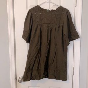 Dark Green Romper/ Dress